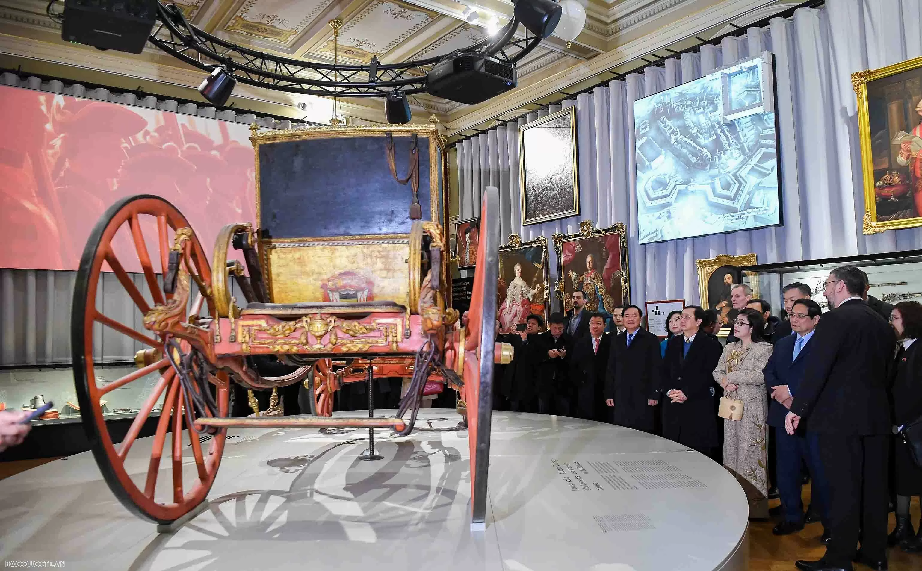 Thủ tướng Phạm Minh Chính và Phu nhân thăm Bảo tàng quốc gia Czech Thủ tướng Phạm Minh Chính và Phu nhân thăm Bảo tàng quốc gia Czech