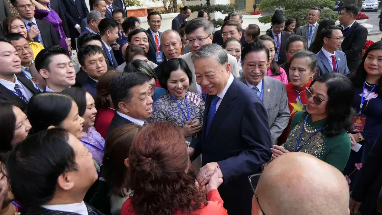 Tổng Bí thư Tô Lâm: Đất nước rất cần sự chung tay đóng góp và đồng hành của kiều bào Tổng Bí thư Tô Lâm: Đất nước rất cần sự chung tay đóng góp và đồng hành của kiều bào