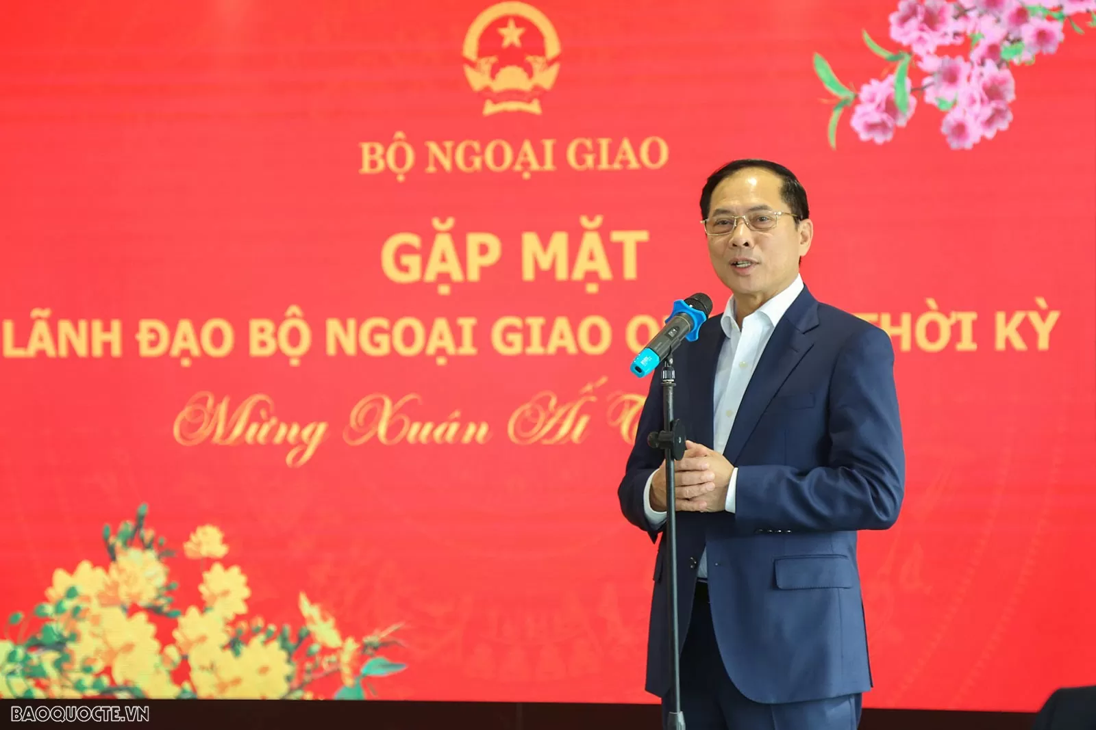 Phó Thủ tướng, Bộ trưởng Ngoại giao Bùi Thanh Sơn gặp mặt các vị nguyên Lãnh đạo Bộ dịp Xuân Ất Tỵ 2025
