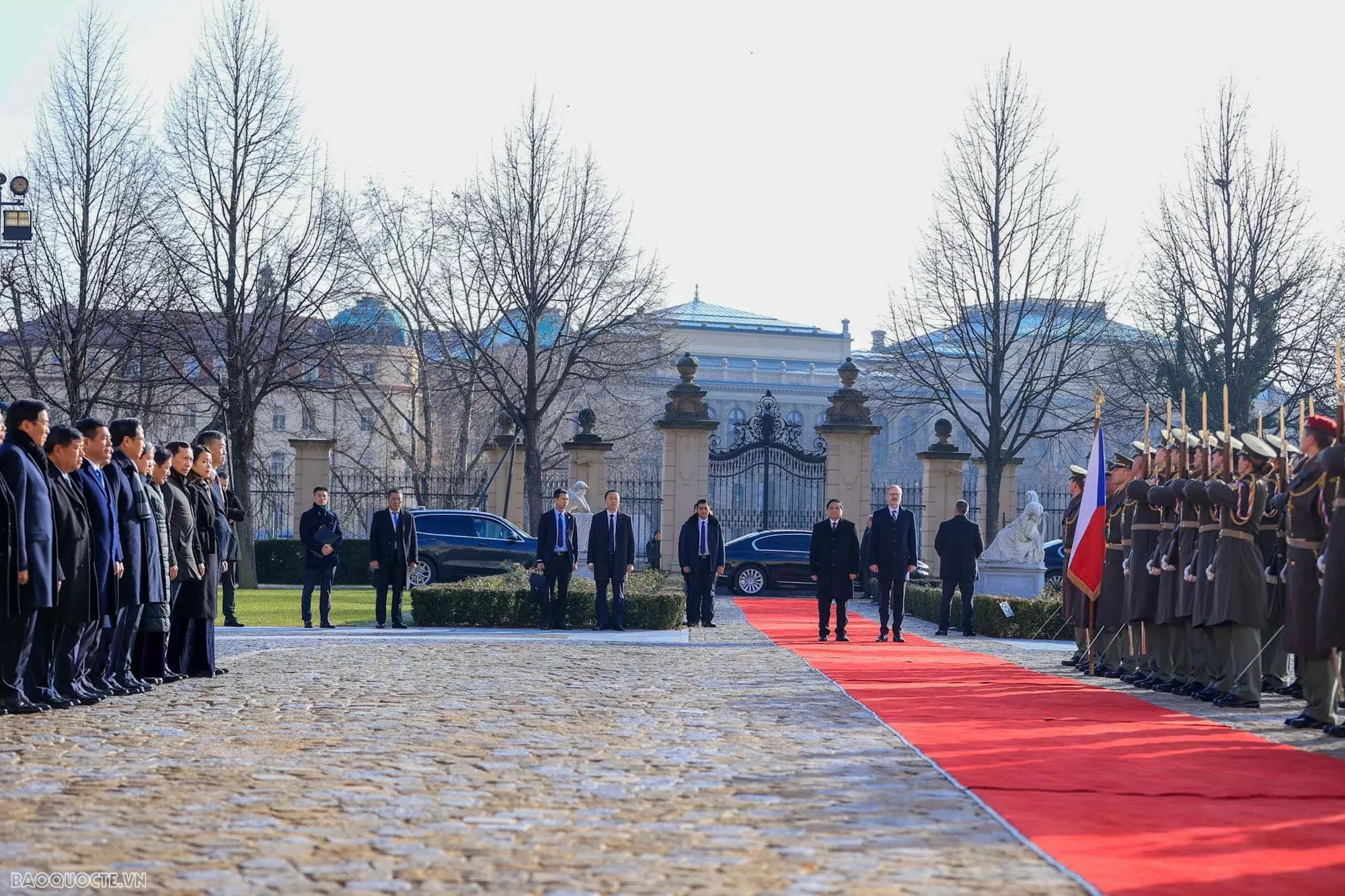 Lễ đón chính thức Thủ tướng Phạm Minh Chính thăm chính thức Czech Lễ đón chính thức Thủ tướng Phạm Minh Chính thăm chính thức Czech