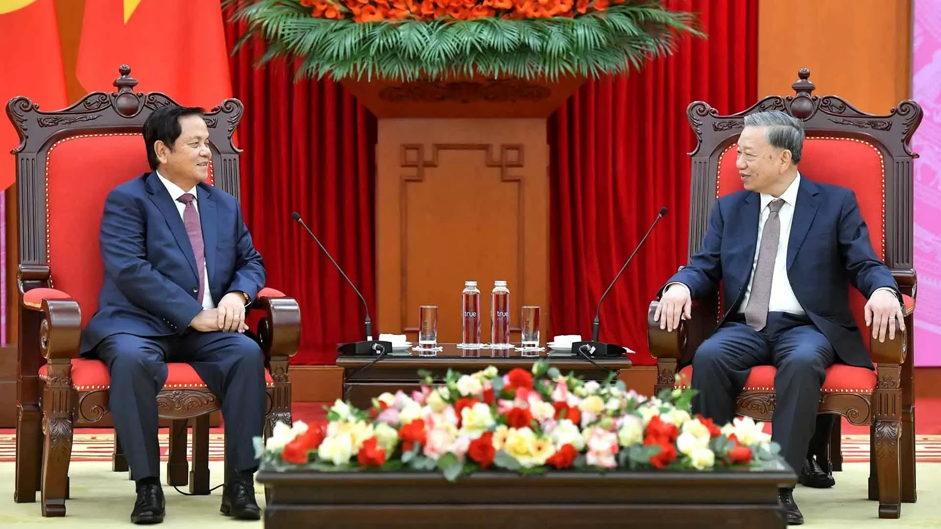 Tổng Bí thư Tô Lâm tiếp đoàn đại biểu cấp cao Đảng Nhân dân Campuchia Tổng Bí thư Tô Lâm tiếp đoàn đại biểu cấp cao Đảng Nhân dân Campuchia