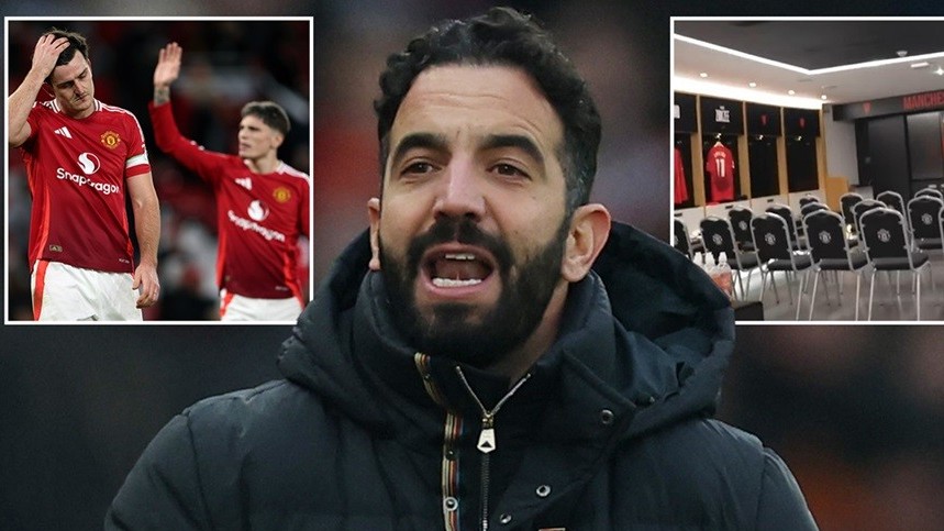 MU thua Brighton, HLV Ruben Amorim tức giật làm hỏng màn hình tivi