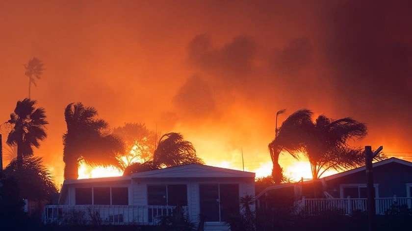 Cháy rừng ở Mỹ: Cảnh báo thời tiết nguy hiểm tại khu vực Nam bang California