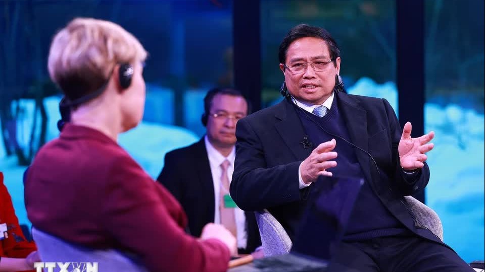 WEF Davos 2025: Thủ tướng chia sẻ tầm nhìn của Việt Nam về đổi mới sáng tạo và vai trò toàn cầu