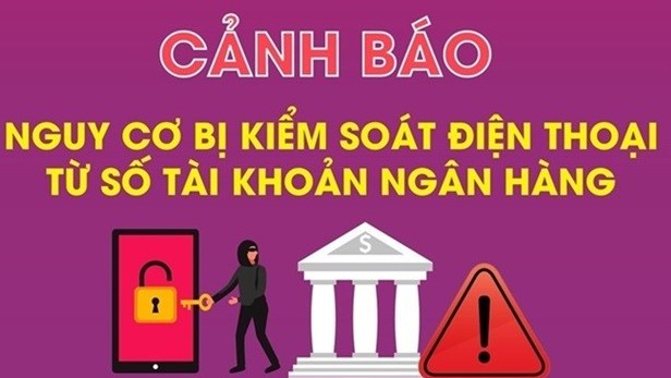Cảnh báo nguy cơ và cách xử lý khi bị kiểm soát điện thoại từ số tài khoản ngân hàng