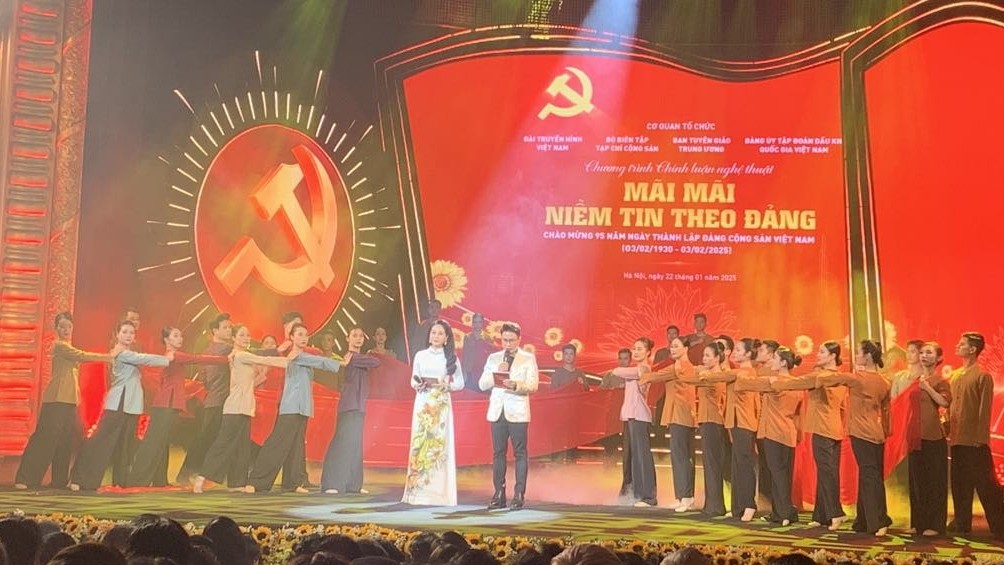 Tôn vinh sự nghiệp cách mạng vẻ vang của Đảng Cộng sản Việt Nam