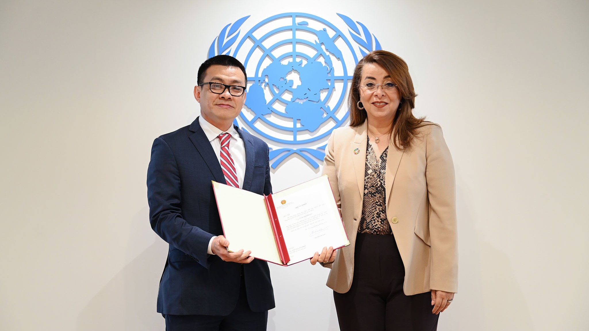 Đại sứ Vũ Lê Thái Hoàng trình Thư ủy nhiệm lên Phó Tổng thư ký Liên hợp quốc, Tổng giám đốc UNODC