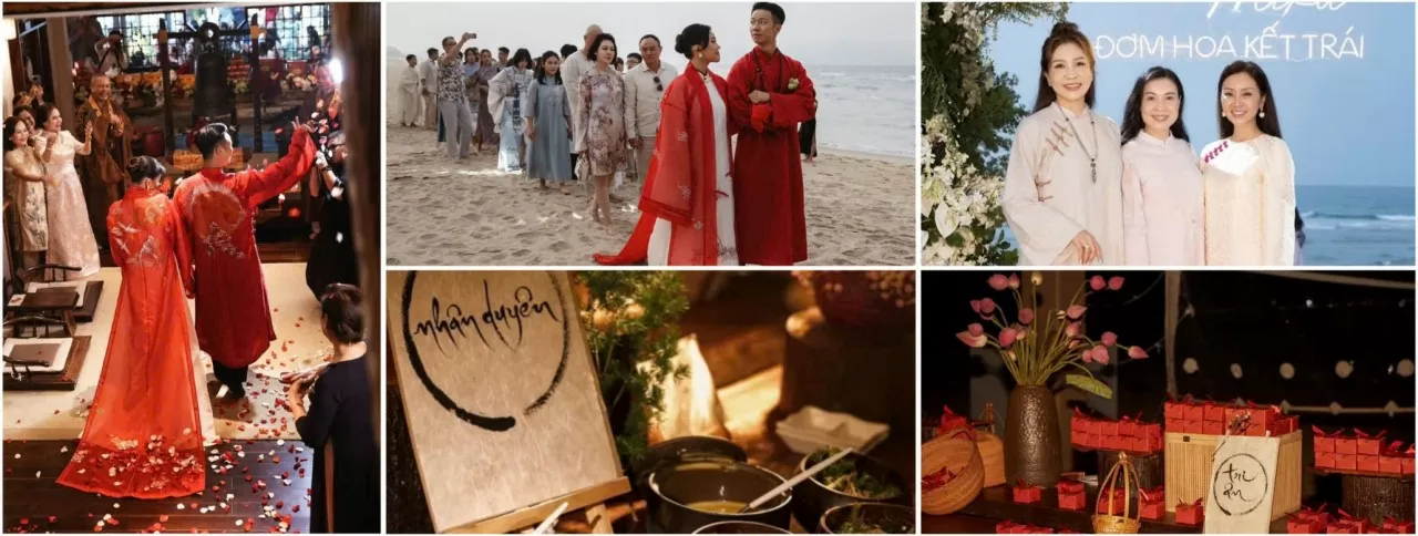 Đám cưới của thiên kim gia tộc có nếp sống thiền bí ẩn nhất Việt Nam. Đám cưới của thiên kim gia tộc có nếp sống thiền bí ẩn nhất Việt Nam.