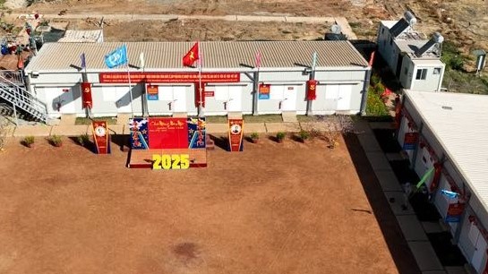 Công tác chuẩn bị đón Tết Nguyên đán Ất Tỵ của những người lính công binh Việt Nam xa xứ