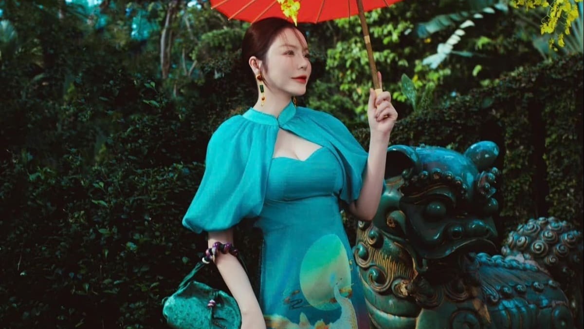 Lý Nhã Kỳ, Đỗ Thị Hà... xinh đẹp, duyên dáng khi diện áo dài Tết