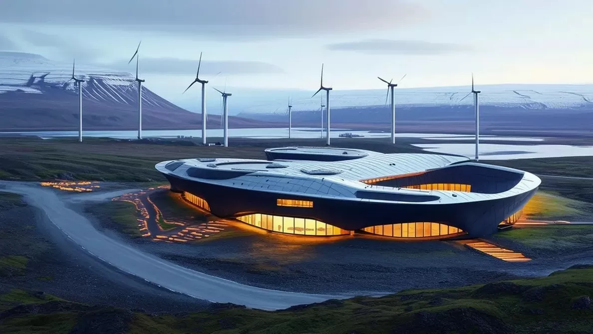Iceland cũng thúc đẩy phát triển năng lượng điện gió. (Ảnh: Data Center News) Iceland cũng thúc đẩy phát triển năng lượng điện gió. (Ảnh: Data Center News)