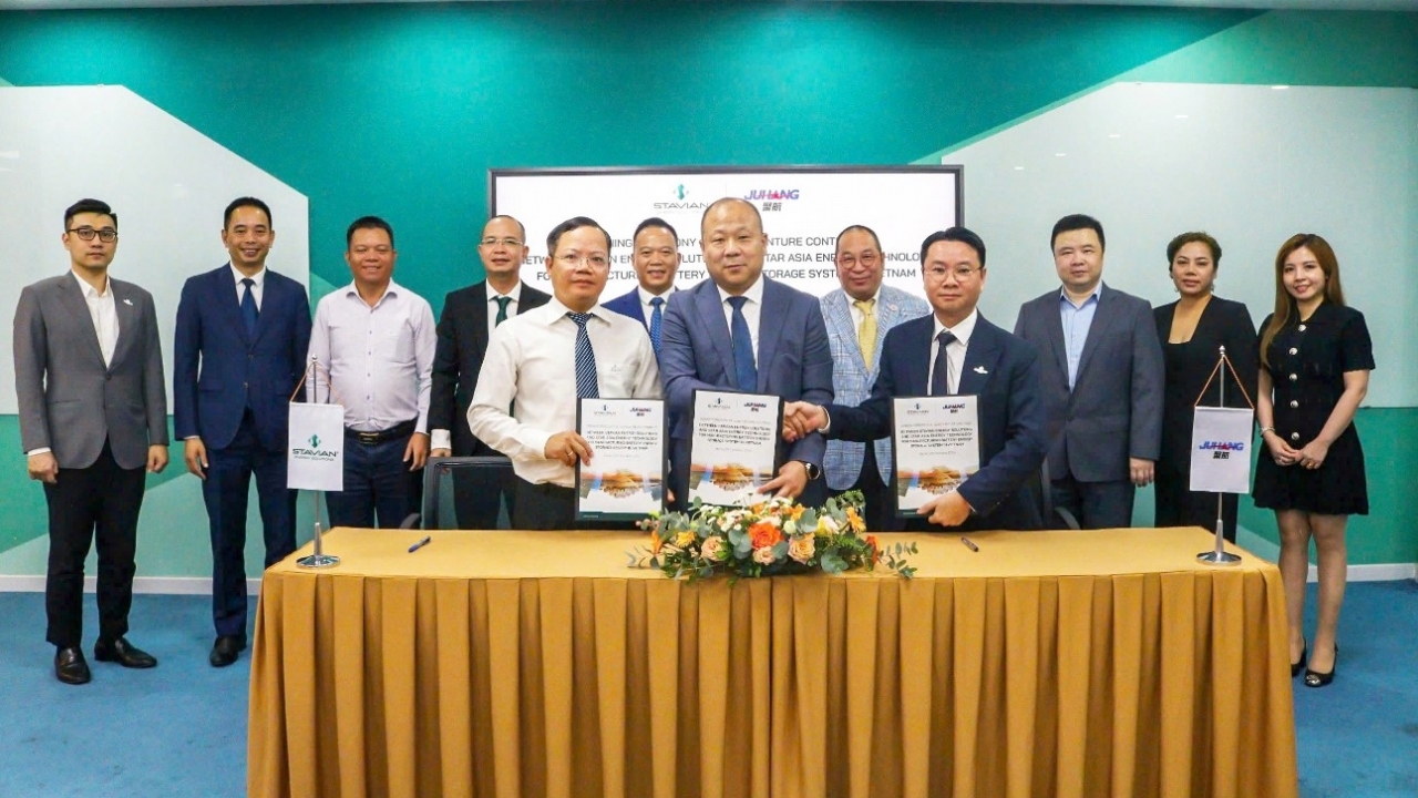 Tập đoàn Stavian đón đầu xu thế năng lượng xanh, đầu tư sản xuất hệ thống BESS tại Việt Nam