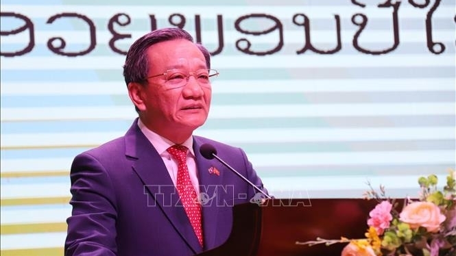 Đại sứ quán Việt Nam tại Lào tổ chức Tết mừng Đảng, mừng Xuân Ất Tỵ 2025