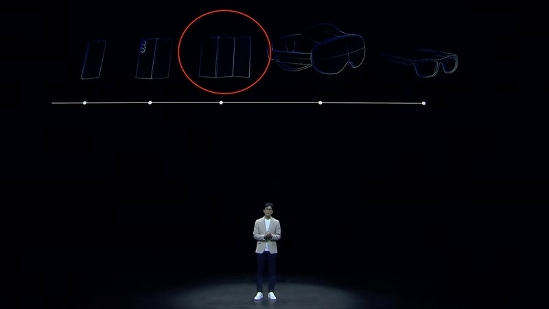 Samsung ‘nhá hàng’ chiếc smartphone màn hình gập ba