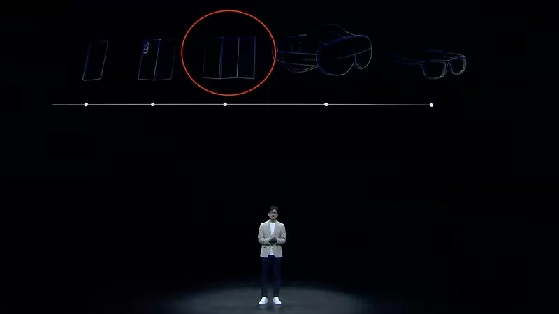 Samsung hé lộ smartphone màn hình gập ba Samsung hé lộ smartphone màn hình gập ba