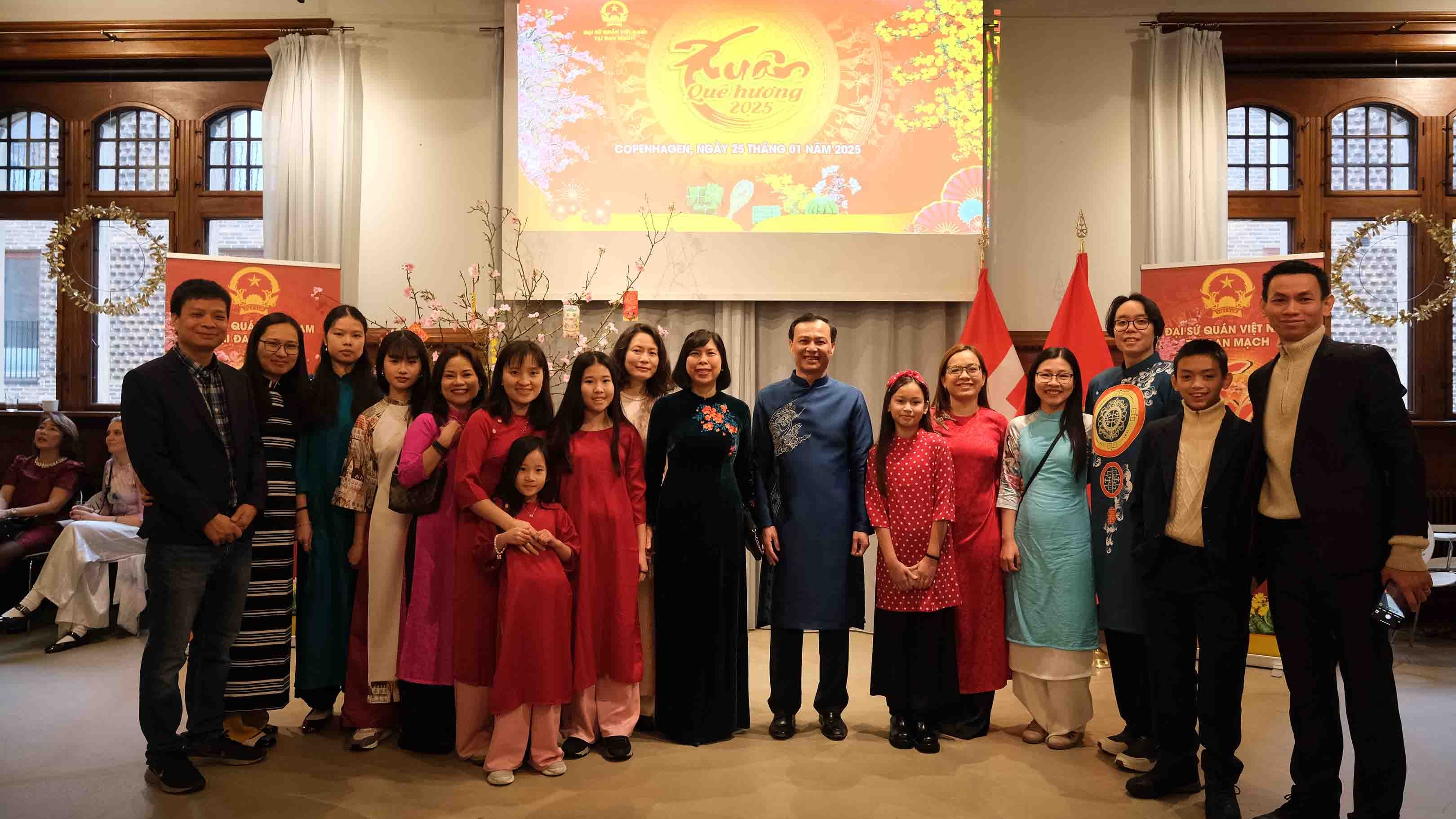 Xuân Quê hương Ất Tỵ 2025 tại Đan Mạch: Vui Tết sum vầy, hướng tới khát vọng mới