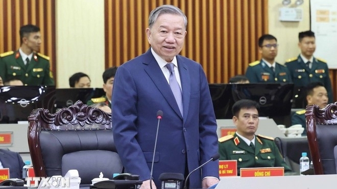 Tổng Bí thư Tô Lâm thăm, kiểm tra và chúc Tết các đơn vị Công an và Quân đội