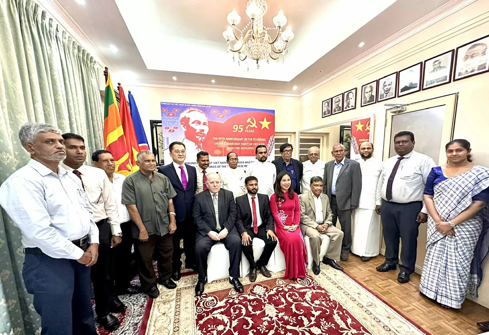 Đại sứ quán Việt Nam tại Sri Lanka tổ chức Lễ kỷ niệm 95 năm ngày thành lập Đảng Cộng sản Việt Nam