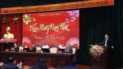 Chủ tịch nước Lương Cường thăm và làm việc với Tỉnh ủy Lạng Sơn