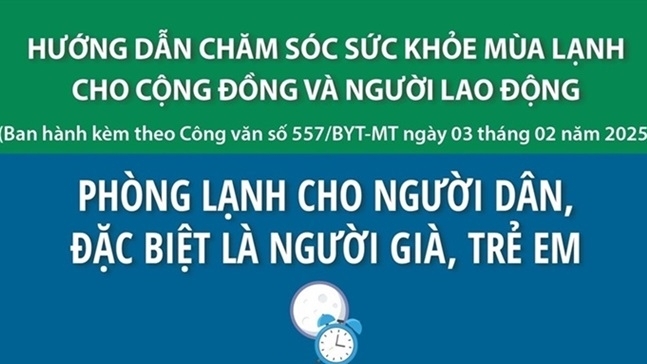 Các vấn đề sức khỏe và cách chăm sóc người dân trong mùa lạnh