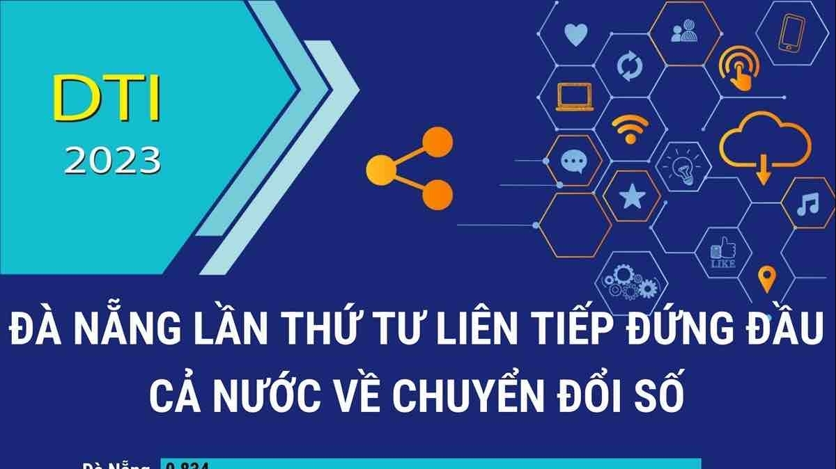 Đà Nẵng lần thứ tư liên tiếp đứng đầu cả nước về chuyển đổi số