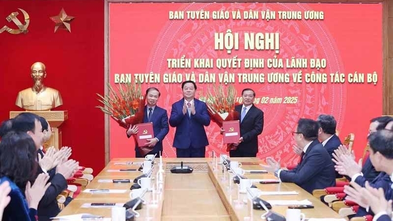 Ban Tuyên giáo và Dân vận Trung ương triển khai các quyết định về công tác cán bộ