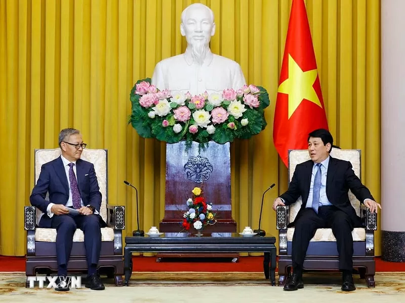 Chủ tịch nước Lương Cường tiếp Bộ trưởng Ngoại giao Lào Thongsavanh Phomvihane