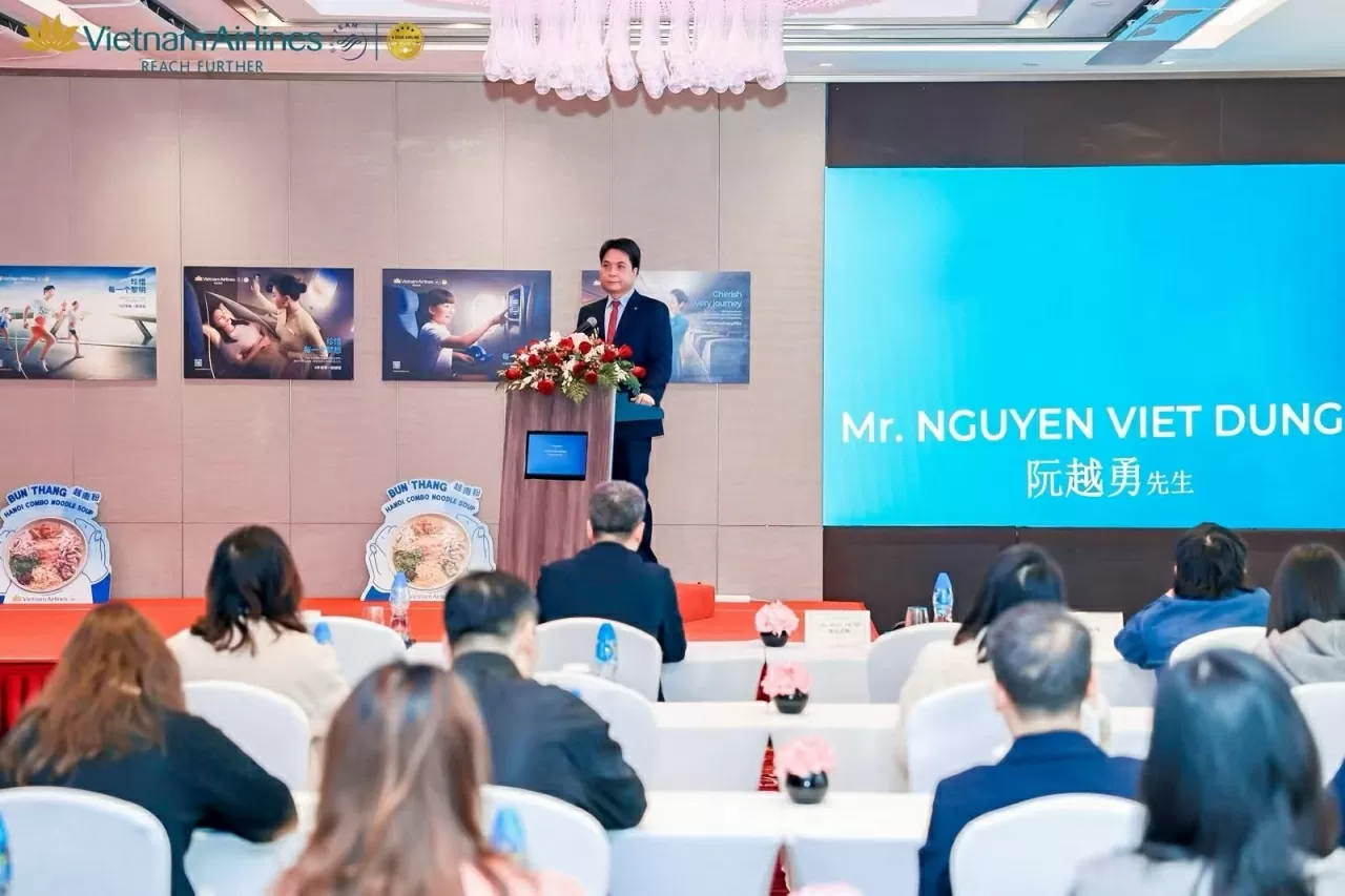 Tổng Lãnh sự quán Việt Nam tại Quảng Châu đồng hành cùng Vietnam Airlines gia tăng thị phần tại thị trường Trung Quốc Tổng Lãnh sự quán Việt Nam tại Quảng Châu đồng hành cùng Vietnam Airlines gia tăng thị phần tại thị trường Trung Quốc