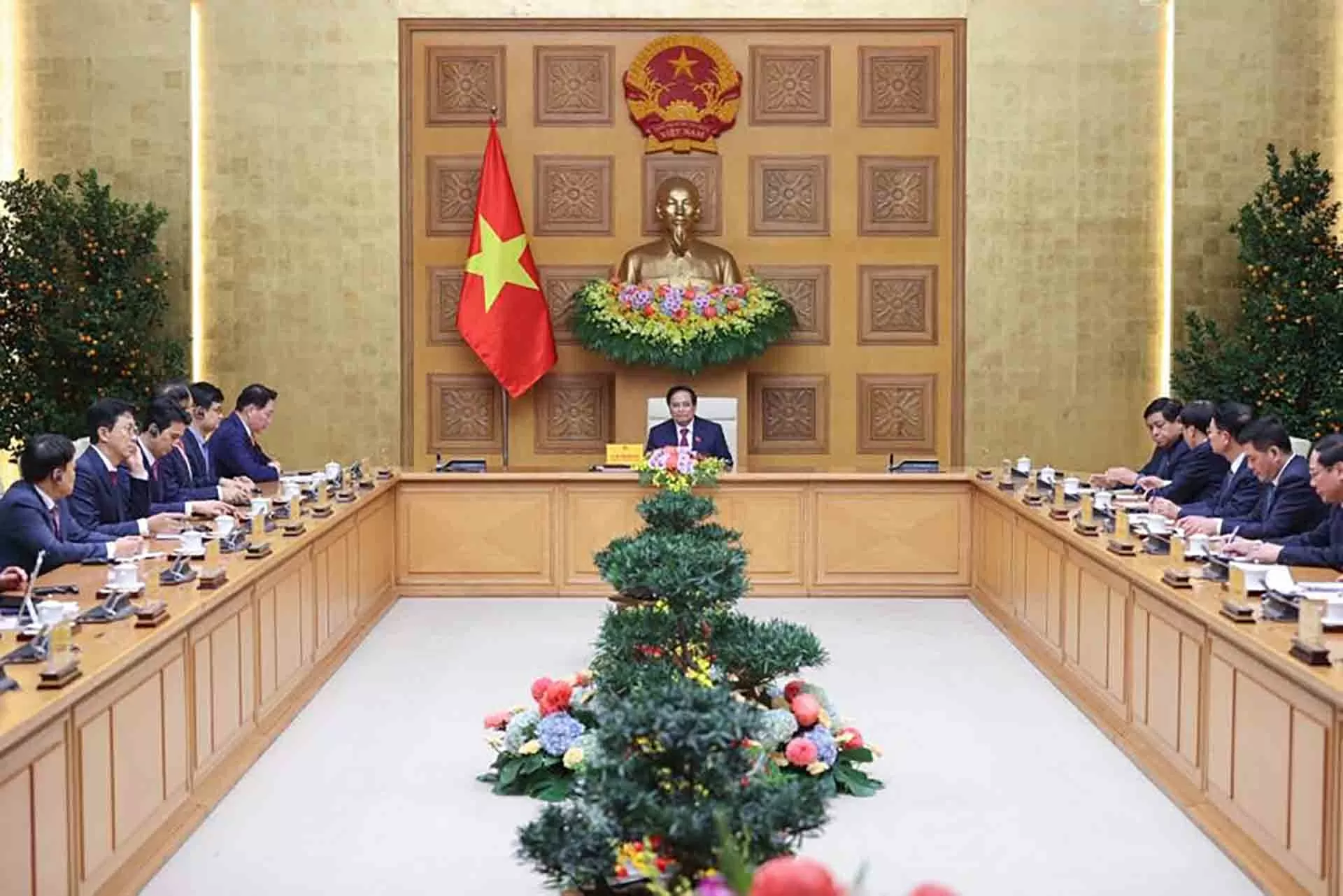 Đề nghị Tập đoàn SK tăng cường hỗ trợ vốn, chuyển giao công nghệ, kết nối các doanh nghiệp Việt Nam Đề nghị Tập đoàn SK tăng cường hỗ trợ vốn, chuyển giao công nghệ, kết nối các doanh nghiệp Việt Nam