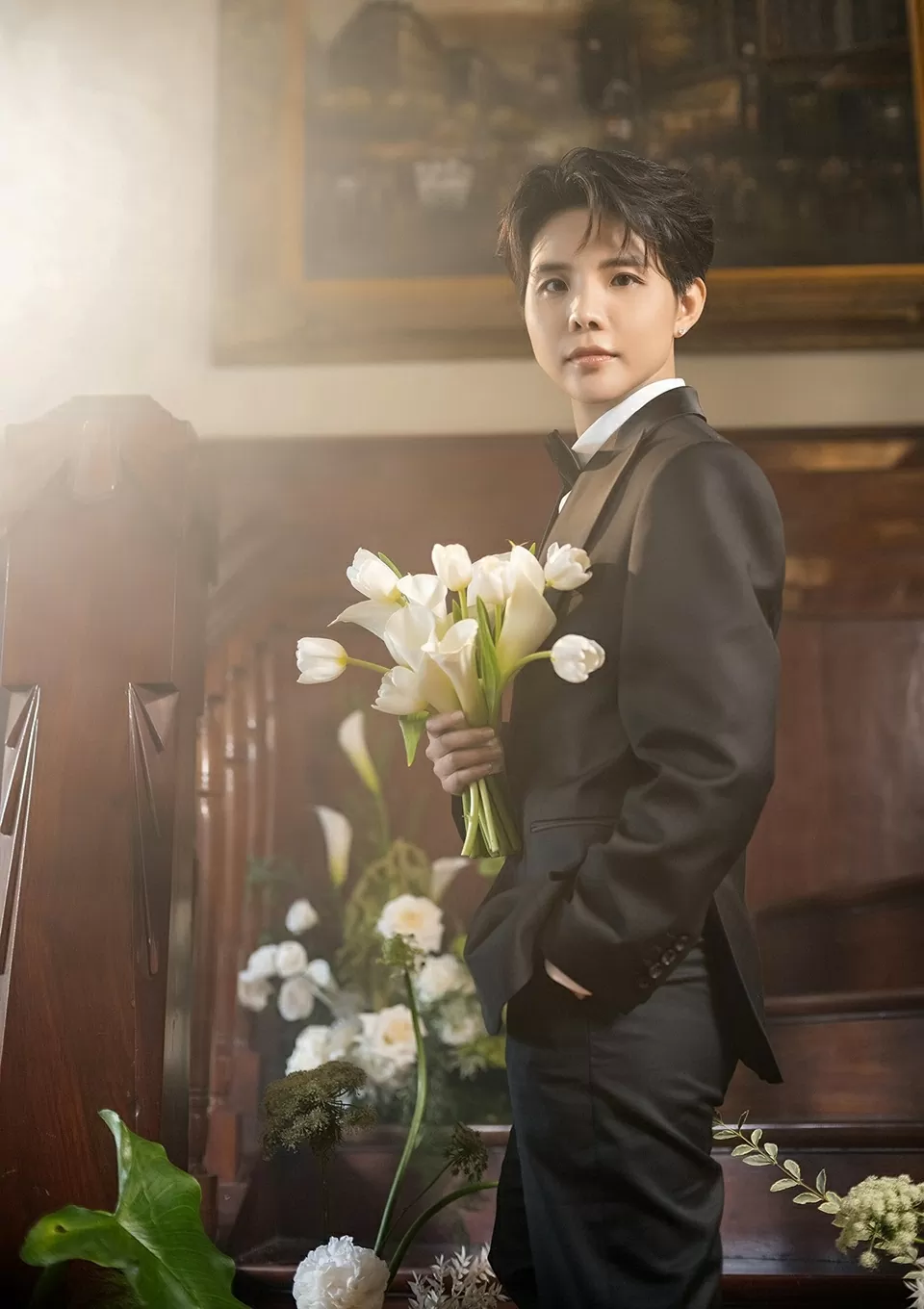 Những khoảnh khắc hạnh phúc trong album ảnh cưới ca sĩ Vũ Cát Tường