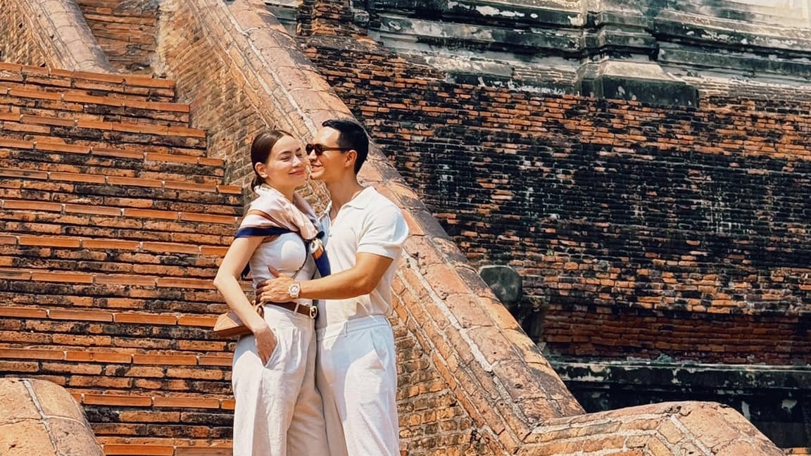 Hồ Ngọc Hà và Kim Lý đi tìm bình an ở Thái Lan