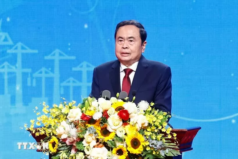 Chủ tịch Quốc hội Trần Thanh Mẫn phát biểu. (Ảnh: Doãn Tấn/TTXVN) Chủ tịch Quốc hội Trần Thanh Mẫn phát biểu. (Ảnh: Doãn Tấn/TTXVN)