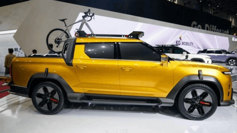 KG Mobility ra mắt bán tải điện Musso EV đầu tiên tại Hàn Quốc KG Mobility ra mắt bán tải điện Musso EV đầu tiên tại Hàn Quốc