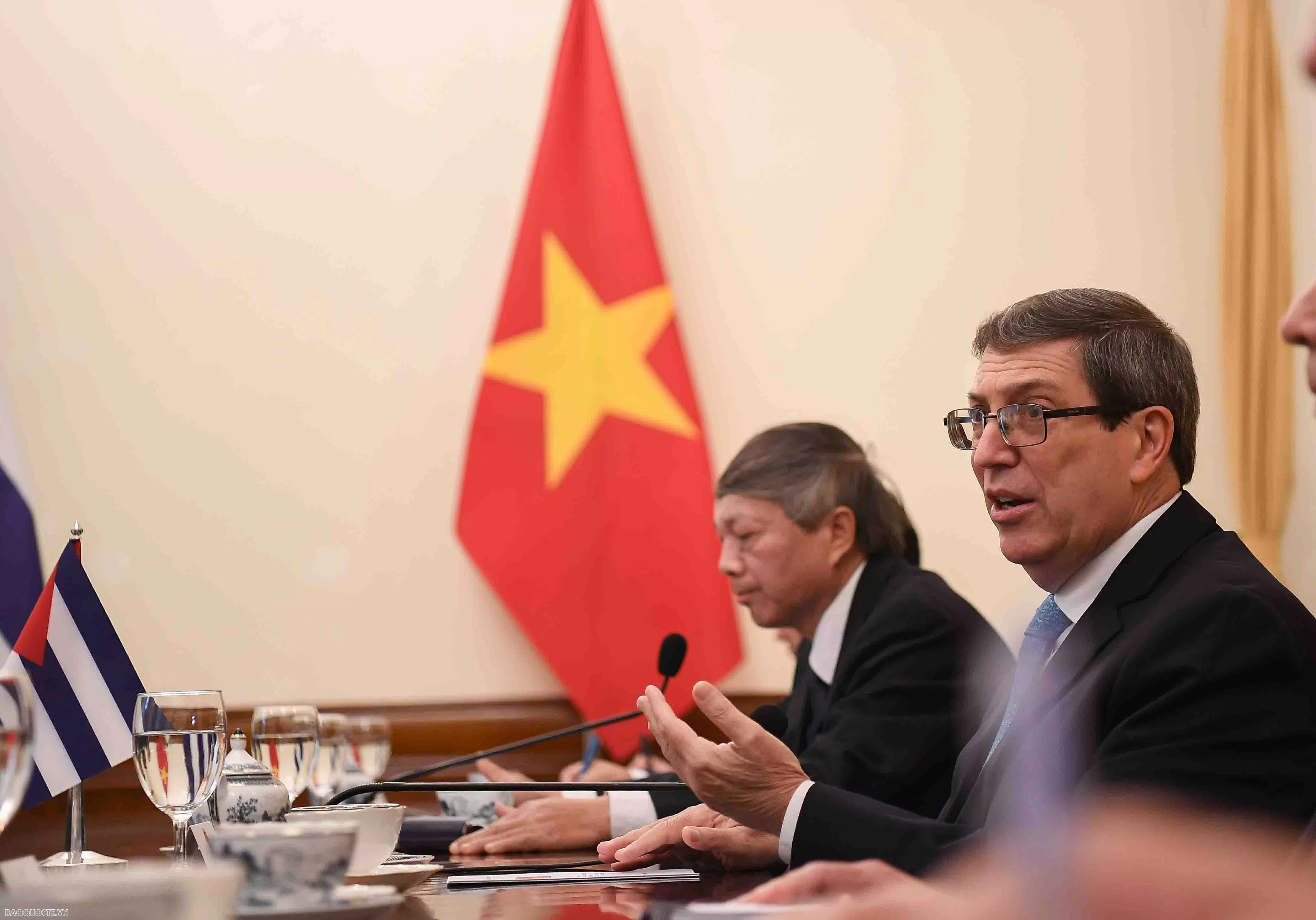 Phó Thủ tướng, Bộ trưởng Ngoại giao Bùi Thanh Sơn đón, hội đàm với Bộ trưởng Ngoại giao Cuba Phó Thủ tướng, Bộ trưởng Ngoại giao Bùi Thanh Sơn đón, hội đàm với Bộ trưởng Ngoại giao Cuba