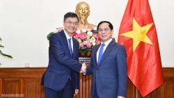 Phó Thủ tướng, Bộ trưởng Ngoại giao Bùi Thanh Sơn đón, hội đàm với Bí thư Khu ủy Quảng Tây, Trung Quốc Trần Cương