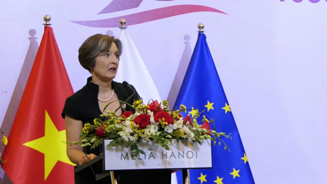 Đại biện Ba Lan tại Việt Nam Joanna Skoczek. (Ảnh: Thành Long) Đại biện Ba Lan tại Việt Nam Joanna Skoczek. (Ảnh: Thành Long)