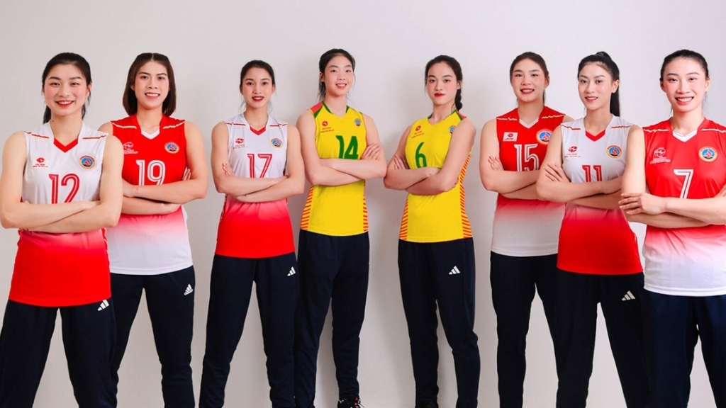 Hình ảnh xinh đẹp của các tay đập CLB bóng chuyền nữ Binh chủng Thông tin