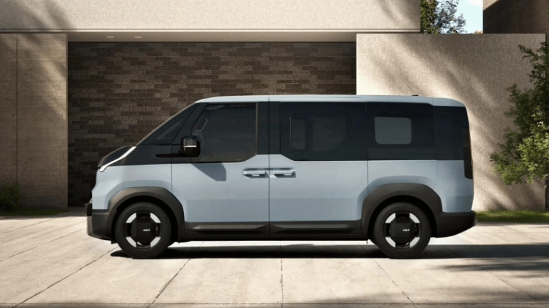 Kia lộ diện mẫu xe Minivan chạy bằng điện - Kia PV5