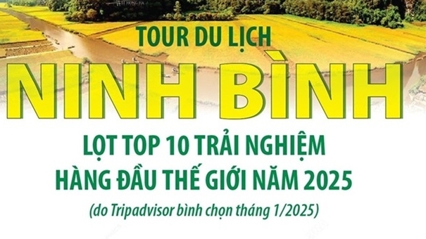 Tour du lịch Ninh Bình - top 10 trải nghiệm hàng đầu thế giới