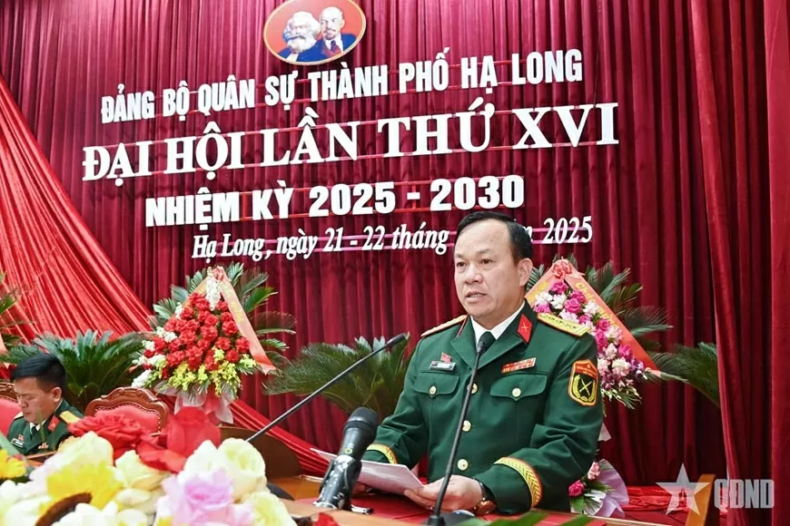 Tổ chức Đại hội Đảng bộ Quân sự TP Hạ Long, Quảng Ninh lần thứ XVI, nhiệm kỳ 2025-2030 Tổ chức Đại hội Đảng bộ Quân sự TP Hạ Long, Quảng Ninh lần thứ XVI, nhiệm kỳ 2025-2030