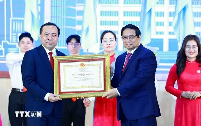 Thủ tướng Phạm Minh Chính dự Lễ kỷ niệm 30 năm thành lập Đại học Quốc gia Thành phố Hồ Chí Minh.