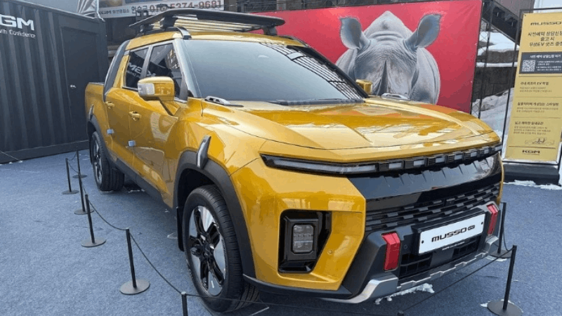 KGM Mobility ra mắt xe bán tải điện Musso EV tại Hàn Quốc, có giá từ 855 triệu đồng KGM Mobility ra mắt xe bán tải điện Musso EV tại Hàn Quốc, có giá từ 855 triệu đồng