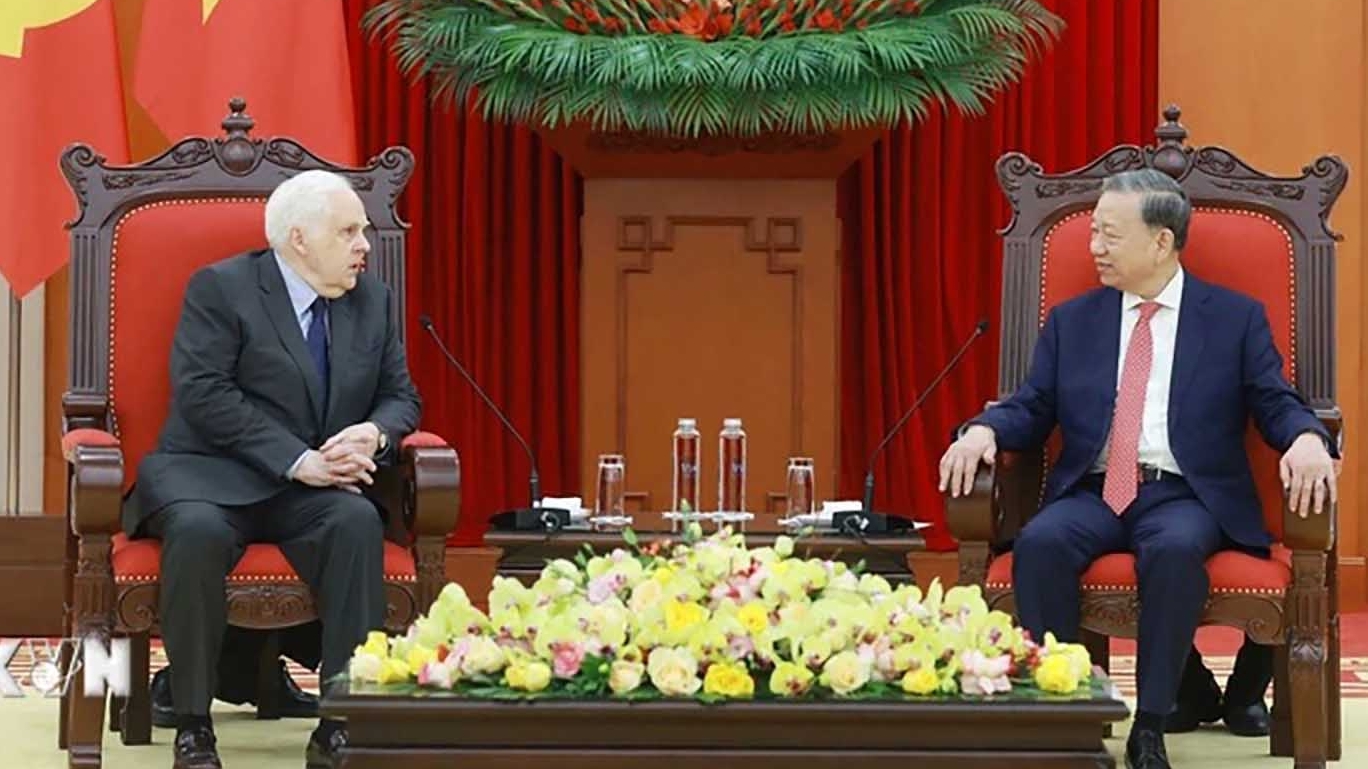 Tổng Bí thư Tô Lâm tiếp Nhà sáng lập kiêm Chủ tịch điều hành Tập đoàn FedEx, Hoa Kỳ