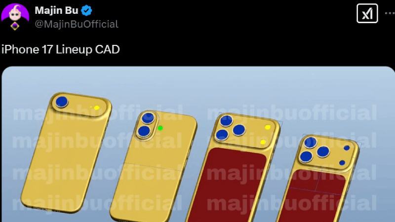 Dòng iPhone 17 xuất hiện với thiết kế camera hoàn toàn mới Dòng iPhone 17 xuất hiện với thiết kế camera hoàn toàn mới