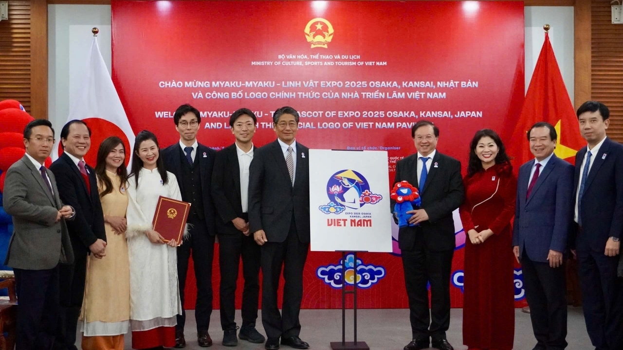 Ra mắt logo chính thức của Nhà triển lãm Việt Nam tại EXPO 2025 Osaka