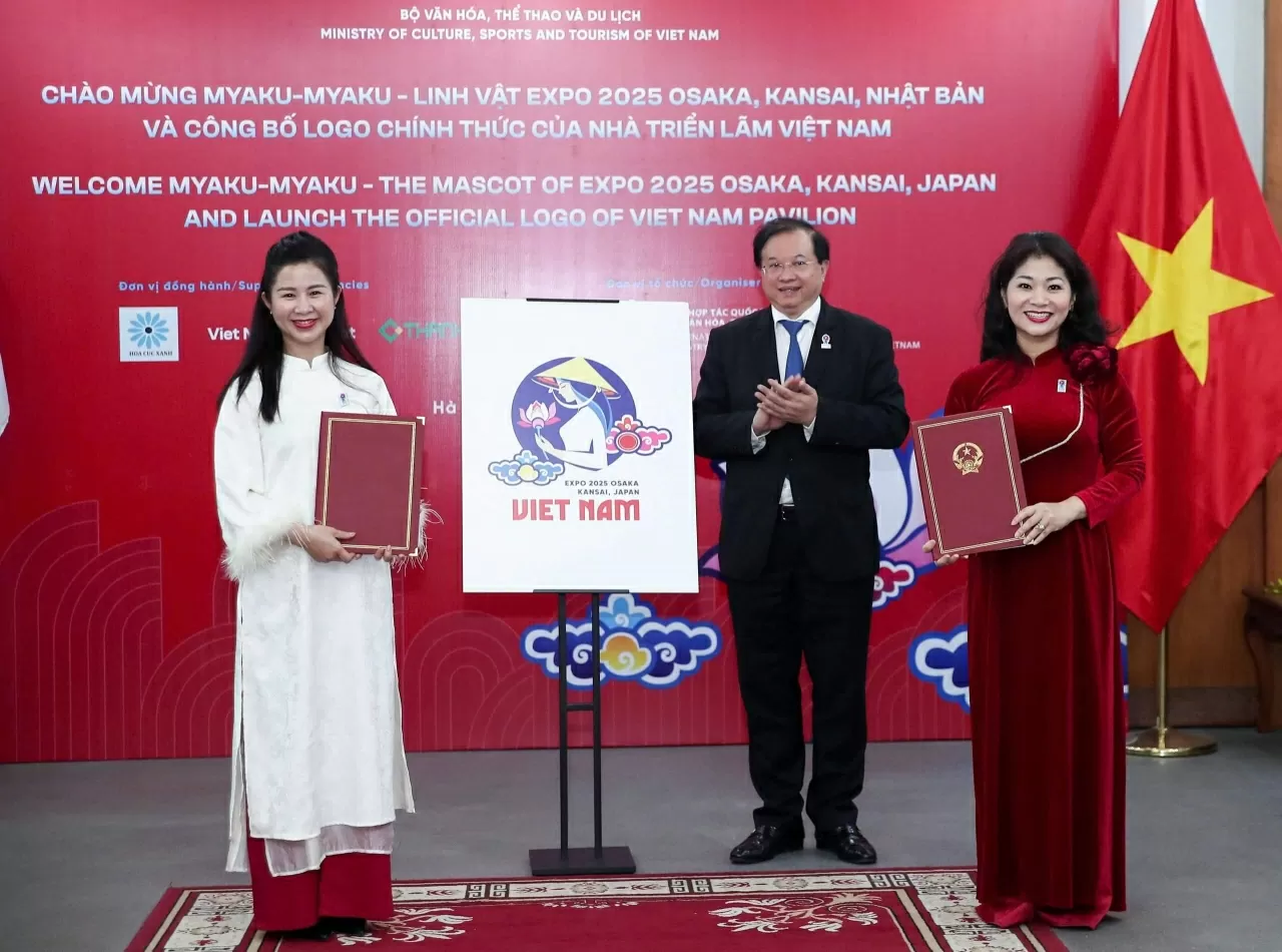 EXPO 2025 Osaka: Ra mắt logo chính thức của Nhà triển lãm Việt Nam EXPO 2025 Osaka: Ra mắt logo chính thức của Nhà triển lãm Việt Nam