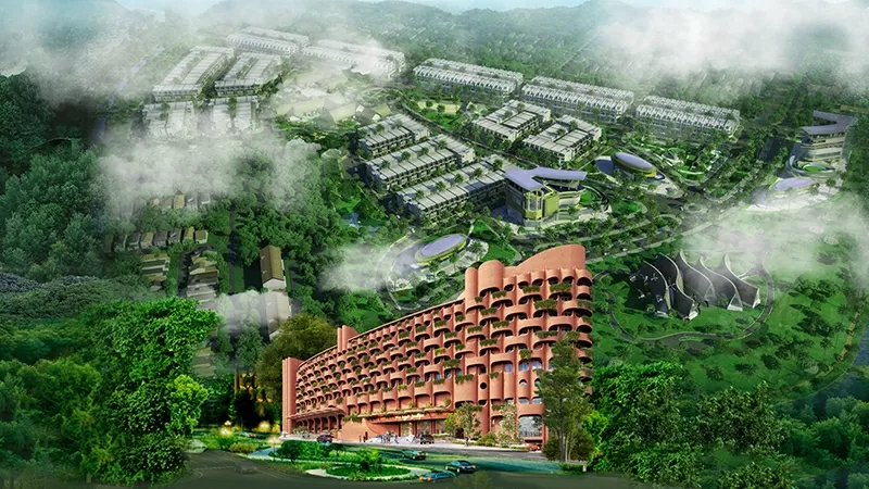 Phối cảnh Tổ hợp khách sạn & Trung tâm hội nghị The Coffee Boutique thuộc Khu đô thị Thành phố Cà phê - Công trình kiến trúc độc bản đầu tiên và duy nhất chuẩn 5 sao quốc tế tại trung tâm Buôn Ma Thuột. Phối cảnh Tổ hợp khách sạn & Trung tâm hội nghị The Coffee Boutique thuộc Khu đô thị Thành phố Cà phê - Công trình kiến trúc độc bản đầu tiên và duy nhất chuẩn 5 sao quốc tế tại trung tâm Buôn Ma Thuột.