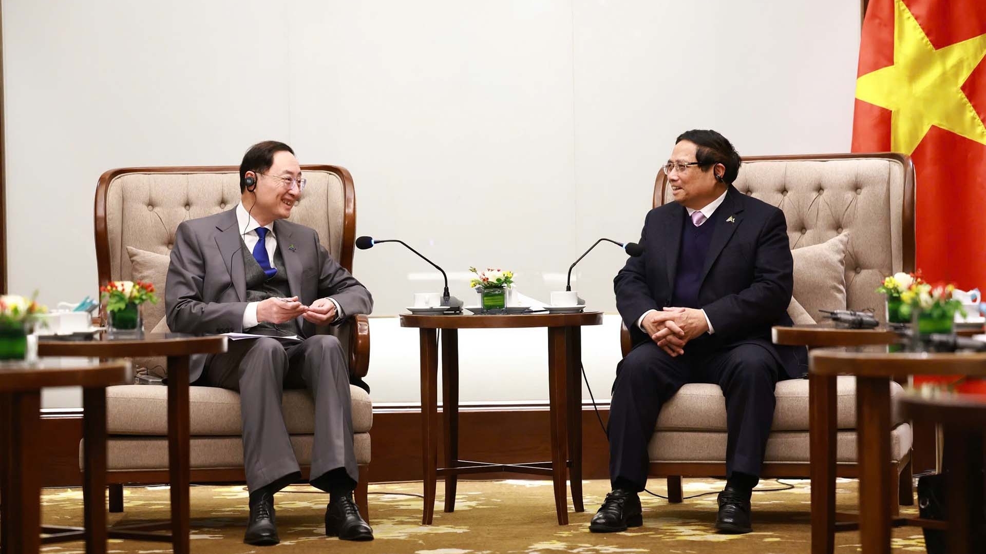 Thủ tướng Phạm Minh Chính tiếp Thứ trưởng Bộ Ngoại giao Trung Quốc Tôn Vệ Đông