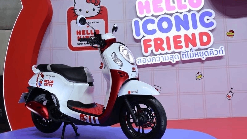 Honda Scoopy Hello Kitty - phiên bản giới hạn đã có mặt tại Việt Nam