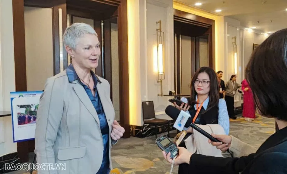 Đại sứ Na Uy tại Việt Nam Hilde Solbakken. (Ảnh: Ngọc Anh) Đại sứ Na Uy tại Việt Nam Hilde Solbakken. (Ảnh: Ngọc Anh)